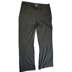 Rise by LulaRoe Black Wide Leg Leggings With Pockets Size 2X